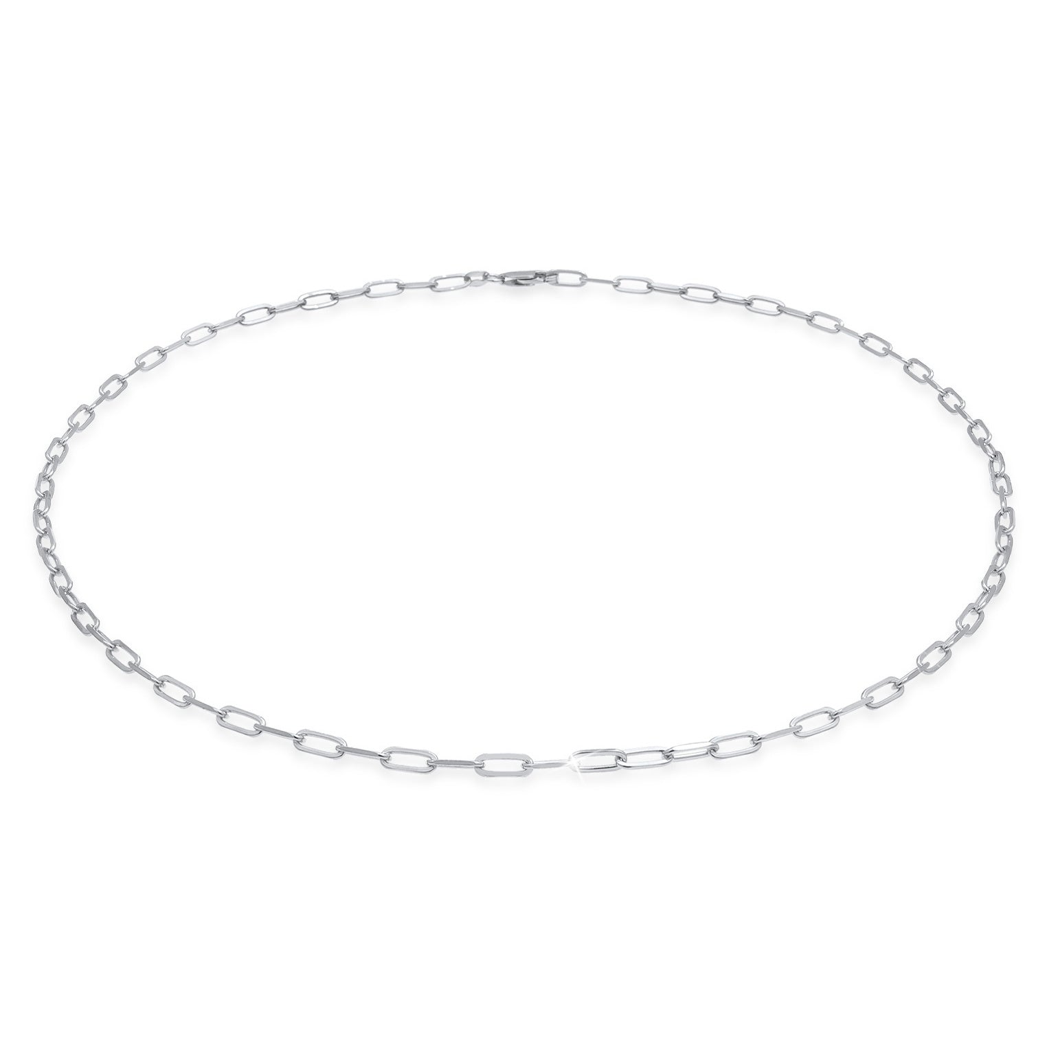 Elli 925 Sterling Silver Link Chain Necklace 2004-BF-0008178-001