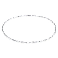Elli 925 Sterling Silver Link Chain Necklace 2004-BF-0008178-001
