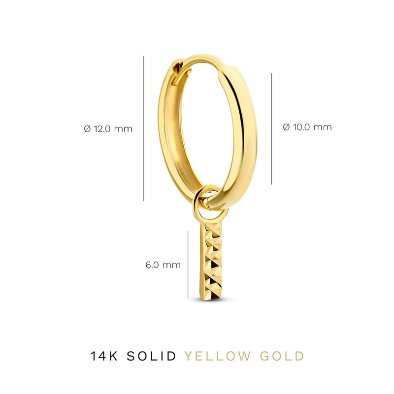 Isabel Bernard Rivoli Laura 14 Karat | Gold Reif-Ohrringe IB360151-zoom-