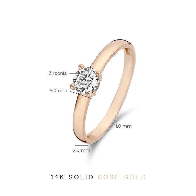 Isabel Bernard La Concorde Soleil 14 Karat | Roségold Ring IB330074-50-zoom-