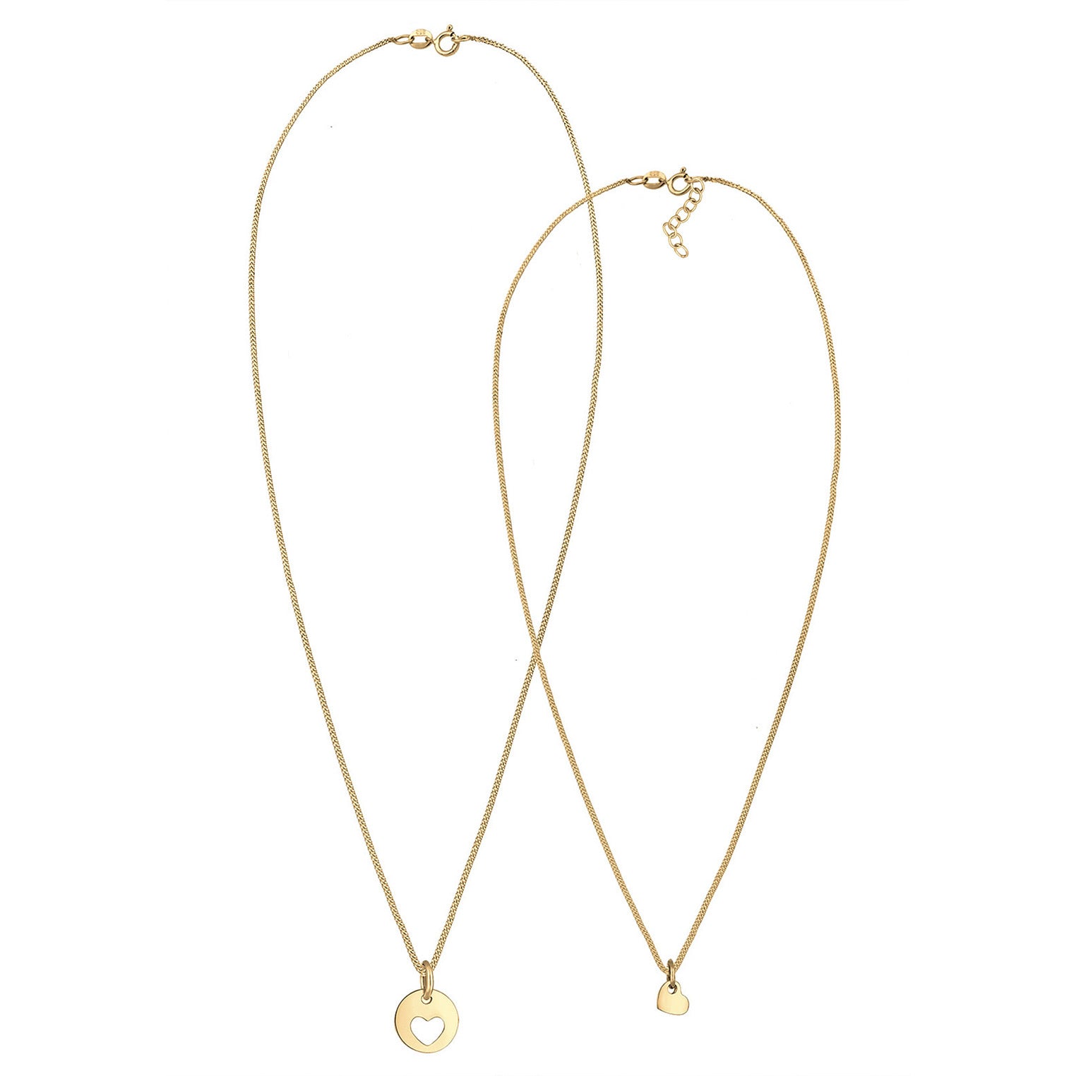 Elli 925 Sterling Silver Coin Necklace 2004-BF-0007666-001