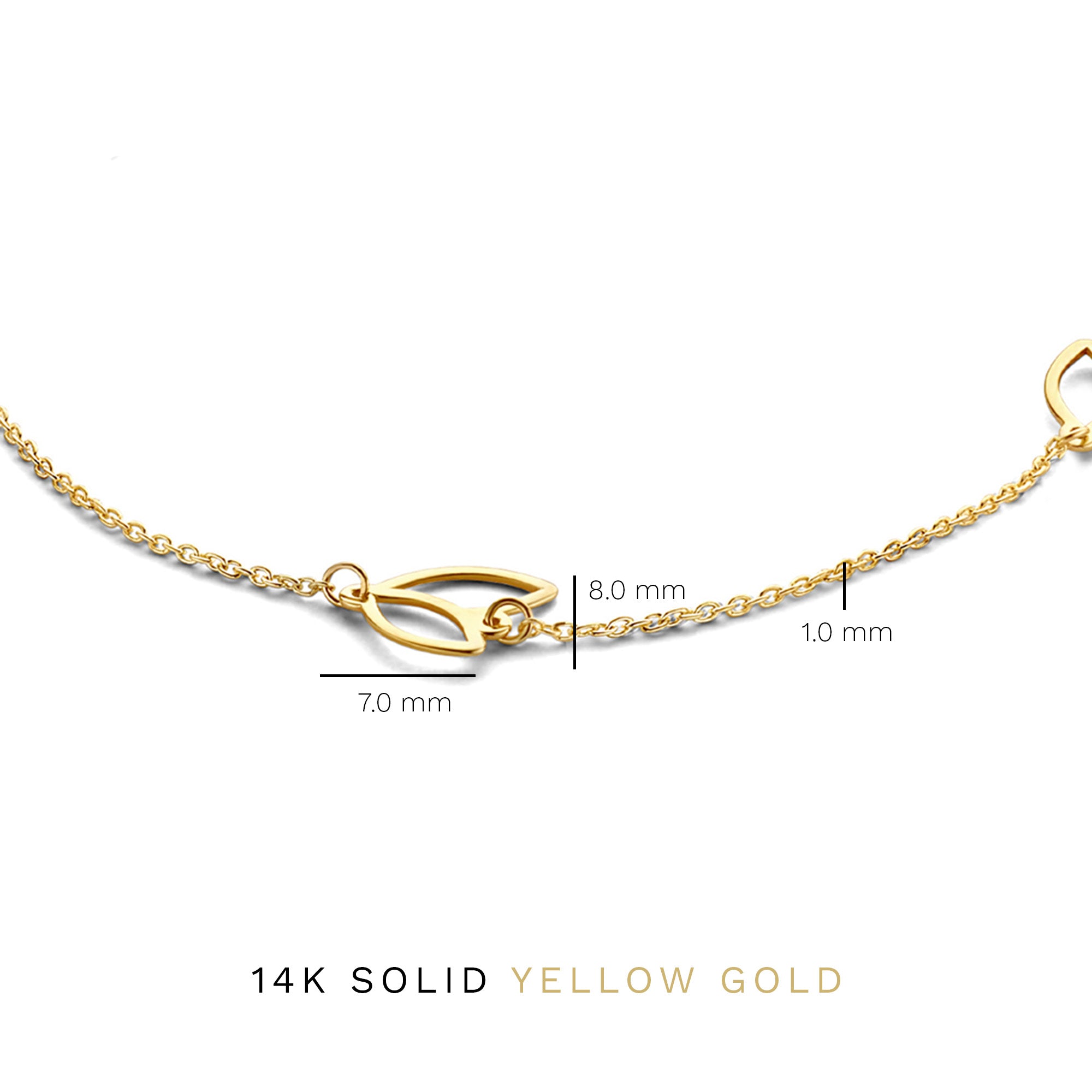 Isabel Bernard Belleville Noémi 14 Carat Golden Bracelet IB320056