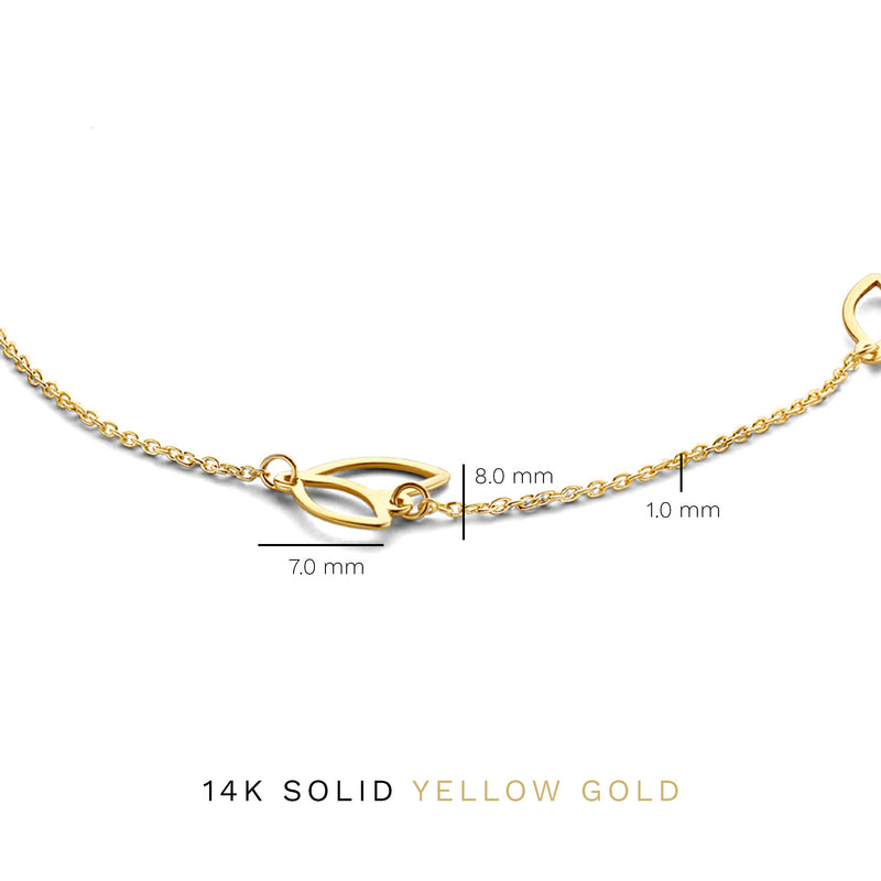 Isabel Bernard Belleville Noémi 14 Karat | Gold Armband IB320056-zoom-