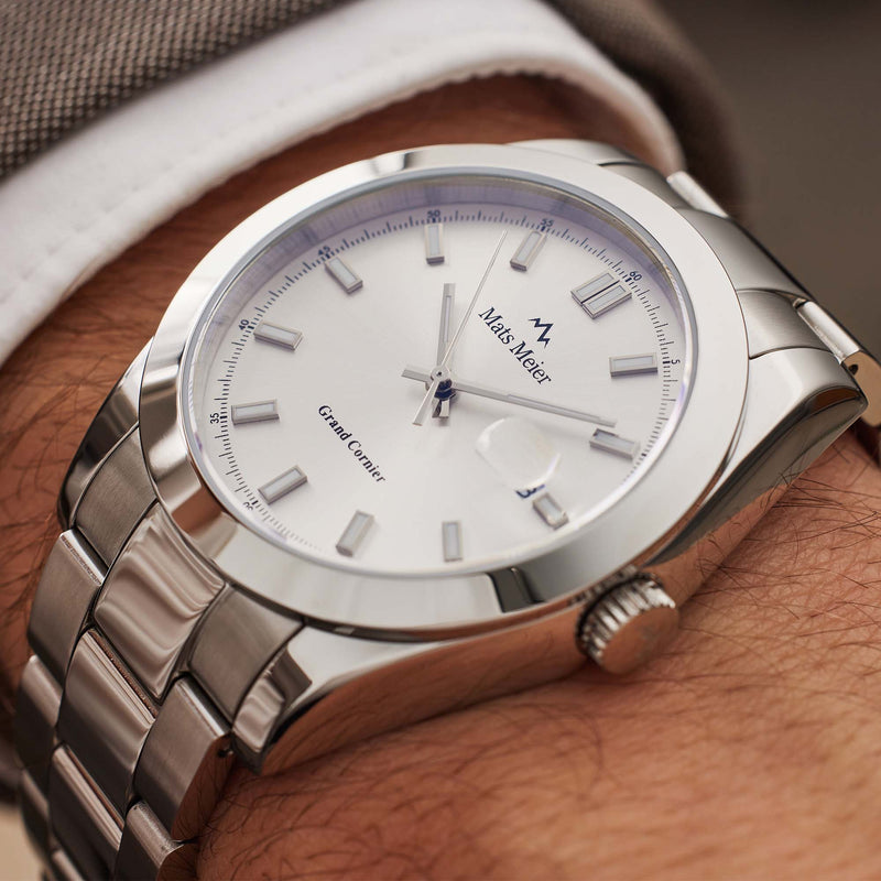 Mats Meier Grand Cornier herren Uhr Silber MM00513-zoom-