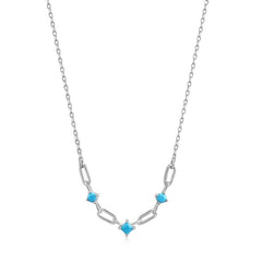 Ania Haie Into The Blue 925 Sterling Silver Necklace 2002-AH-N033-03H