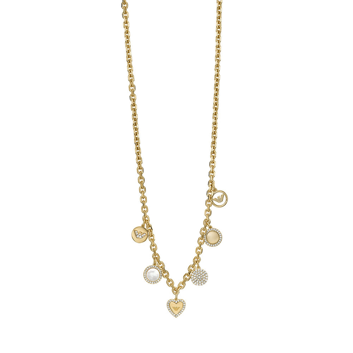 Emporio Armani Sentimental Gold Necklace EGS3103710
