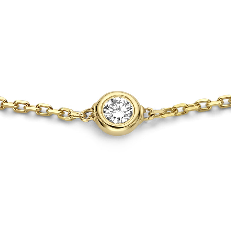 Isabel Bernard De la Paix Alfie 14 Karat | Gold Armband | Diamant 0.05 Karat | IBD320002-zoom-