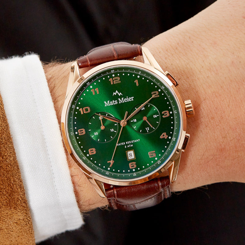 Mats Meier Mont Vélan herren Uhr Braun MM10002-zoom-