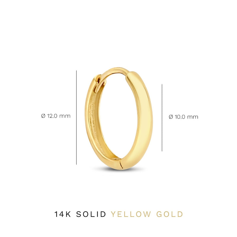 Isabel Bernard Rivoli Morgane 14 Karat | Gold Reif-Ohrringe IB360144-zoom-
