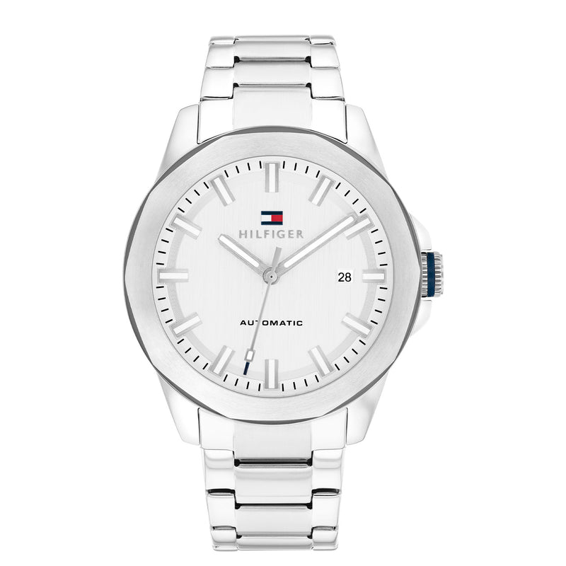 Tommy Hilfiger Lars Automatische Herrenuhr In Silber TH1710695-zoom-