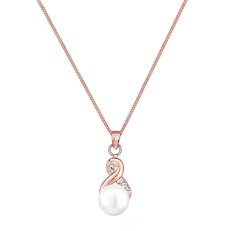 Elli 925 Sterling Silver Pearl Necklace with Pearl 2004-BF-0007988-001-zoom-