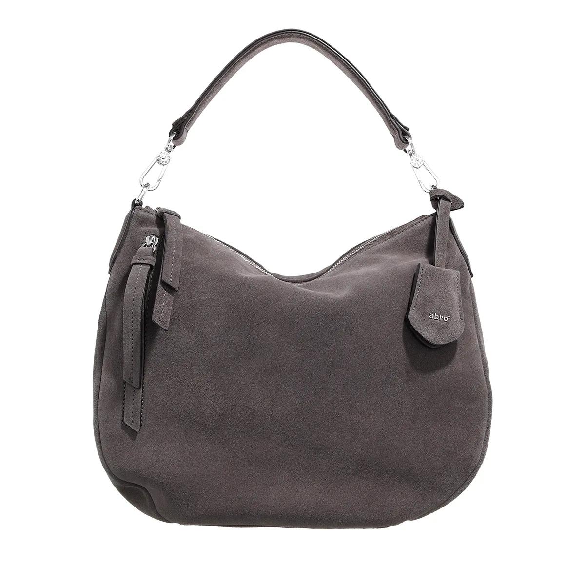 Abro Juna Grey Leather Shoulder bag 2001-A0629108