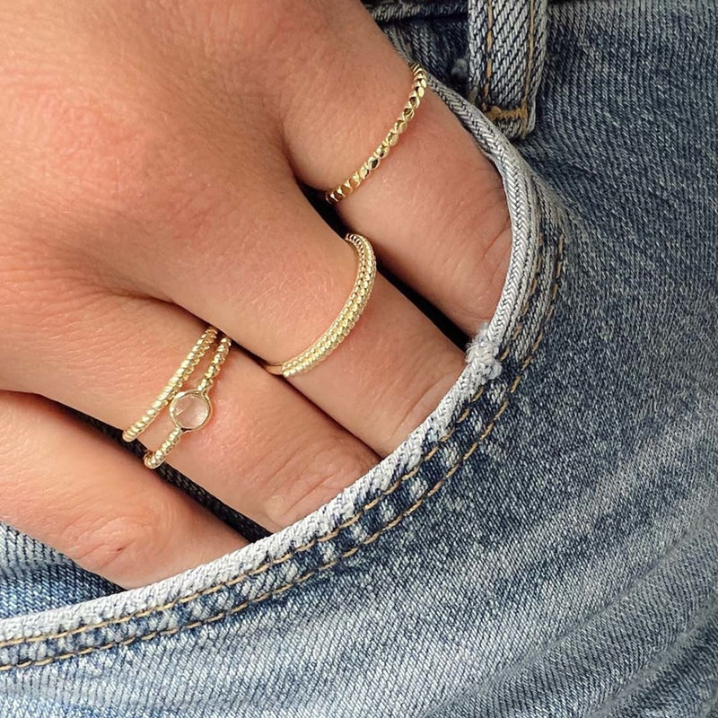 Jackie Gold damen Ring 585 Gold JKR22.223.52-zoom-