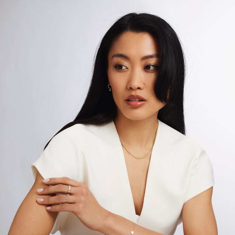 Isabel Bernard Aidee Julee 14 Karat | Gold Kette Halskette IB340111-zoom-