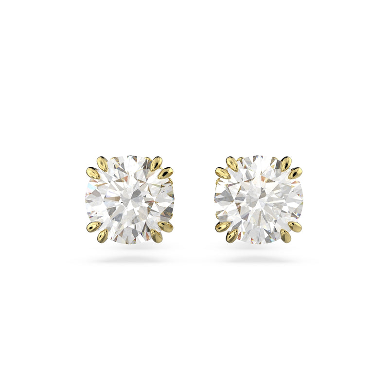 Swarovski Constella Goldfarbene Ohrknöpfe 5642595-zoom-