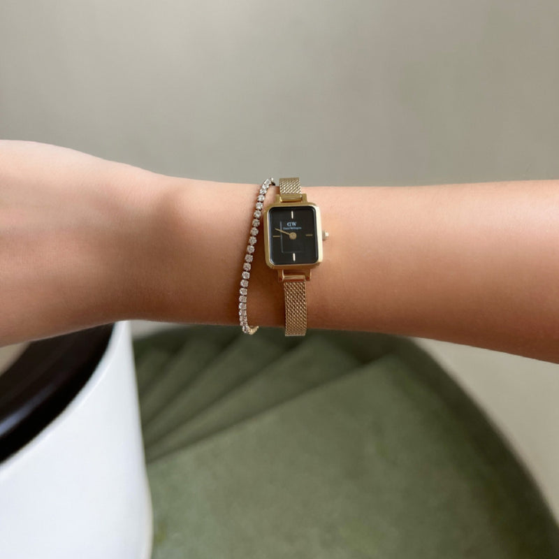 Daniel Wellington Quadro damen Uhr Gold DW00100652-zoom-