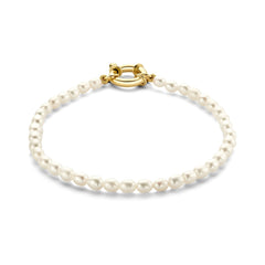 Isabel Bernard Cadeau d'Isabel 14 karat gold necklace and bracelet gift set with freshwater pearls IB90174