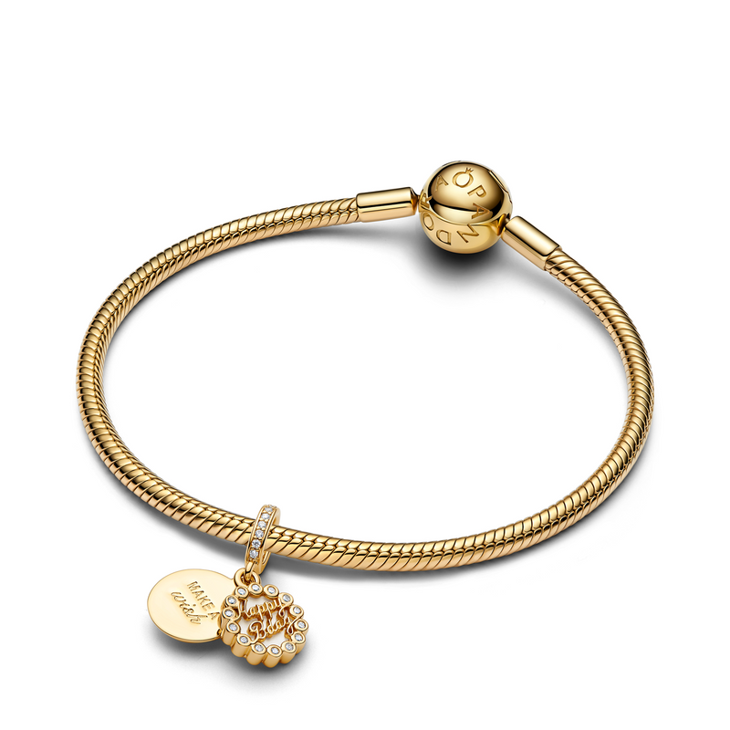 Pandora Moments Gold Plated Charm 763787C01-zoom-
