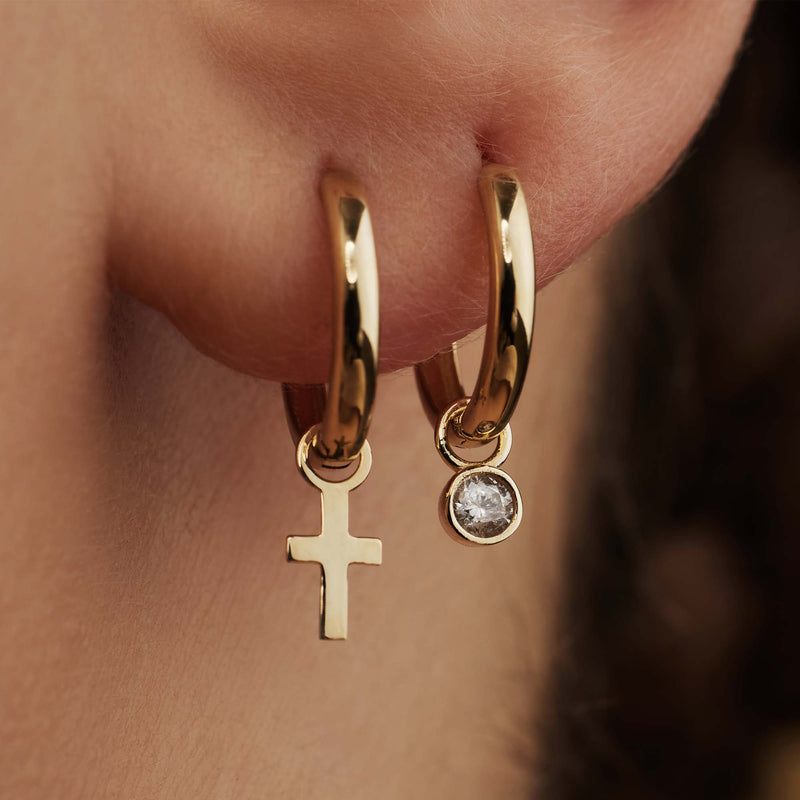 Isabel Bernard Rivoli Aélys 14 Karat | Gold Reif-Ohrringe IB360156-zoom-