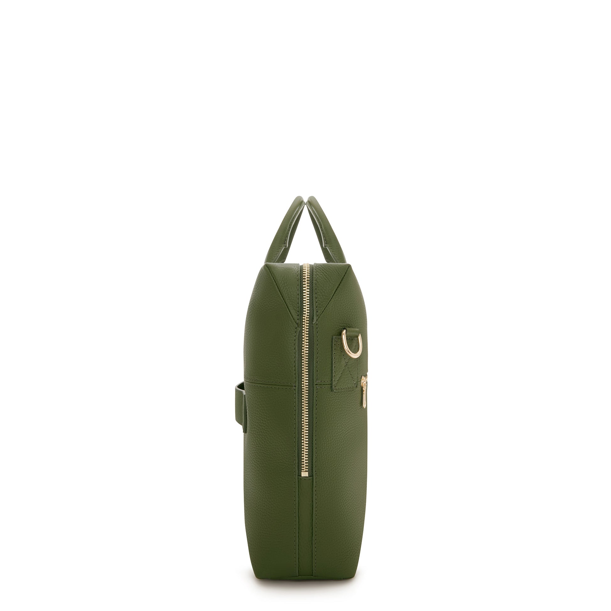 Isabel Bernard Honoré Anique Green Calfskin Handbag IB25061