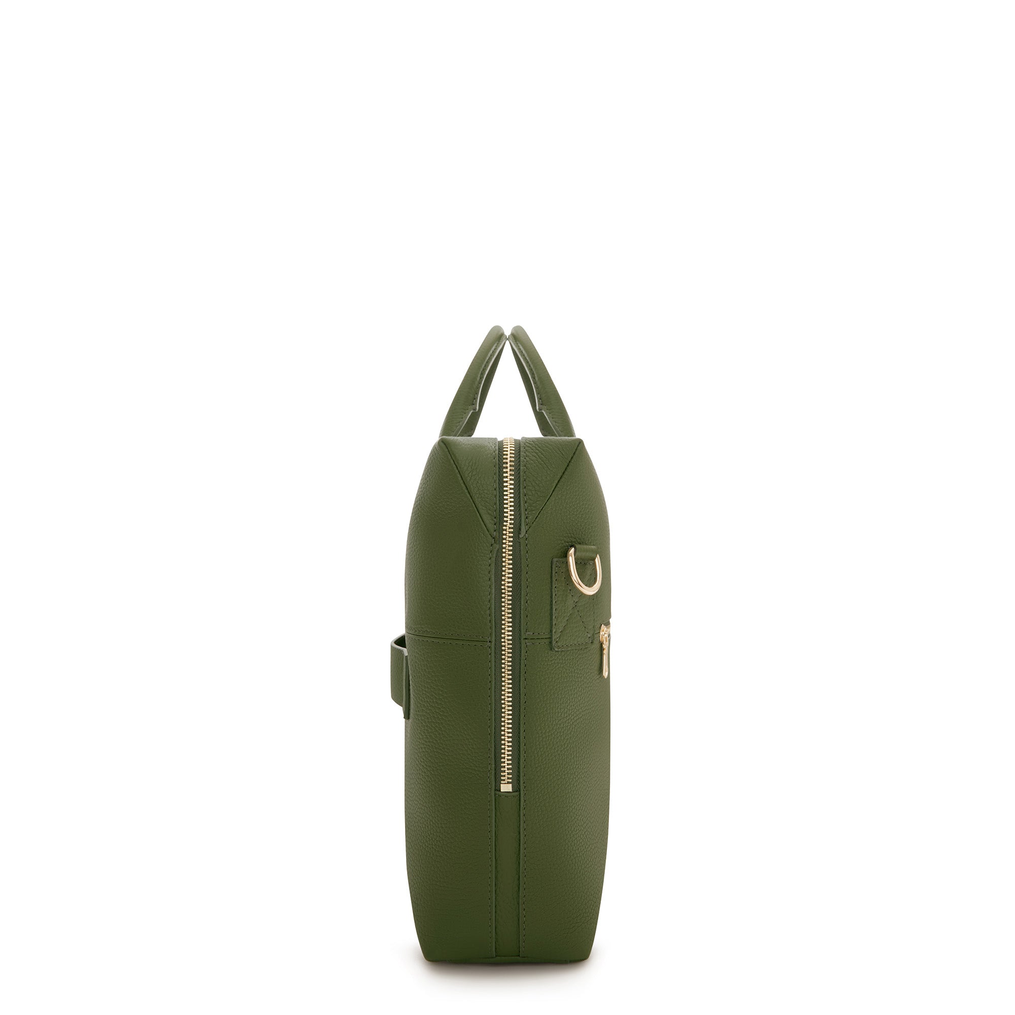 Isabel Bernard Honoré Anique Green Calfskin Handbag IB25061