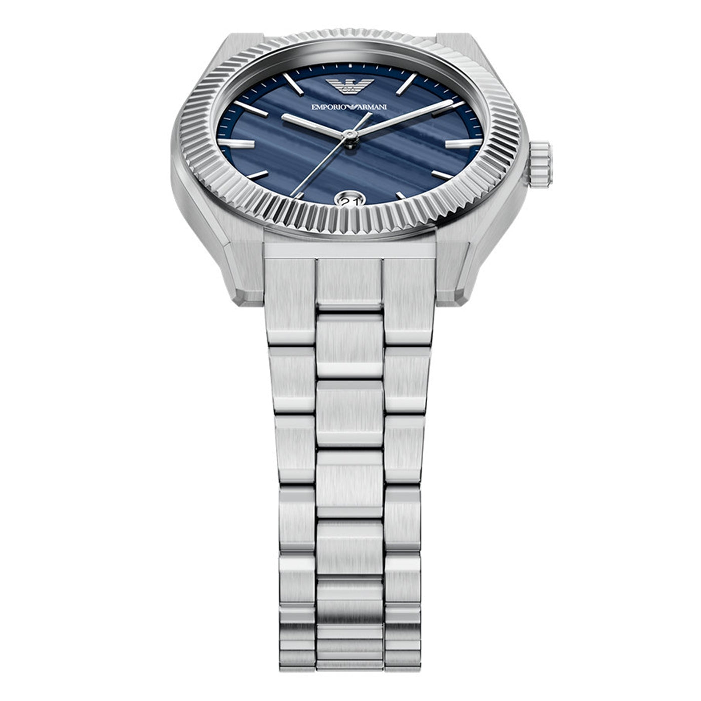 Emporio Armani Round Blue Dial Watch AR11758