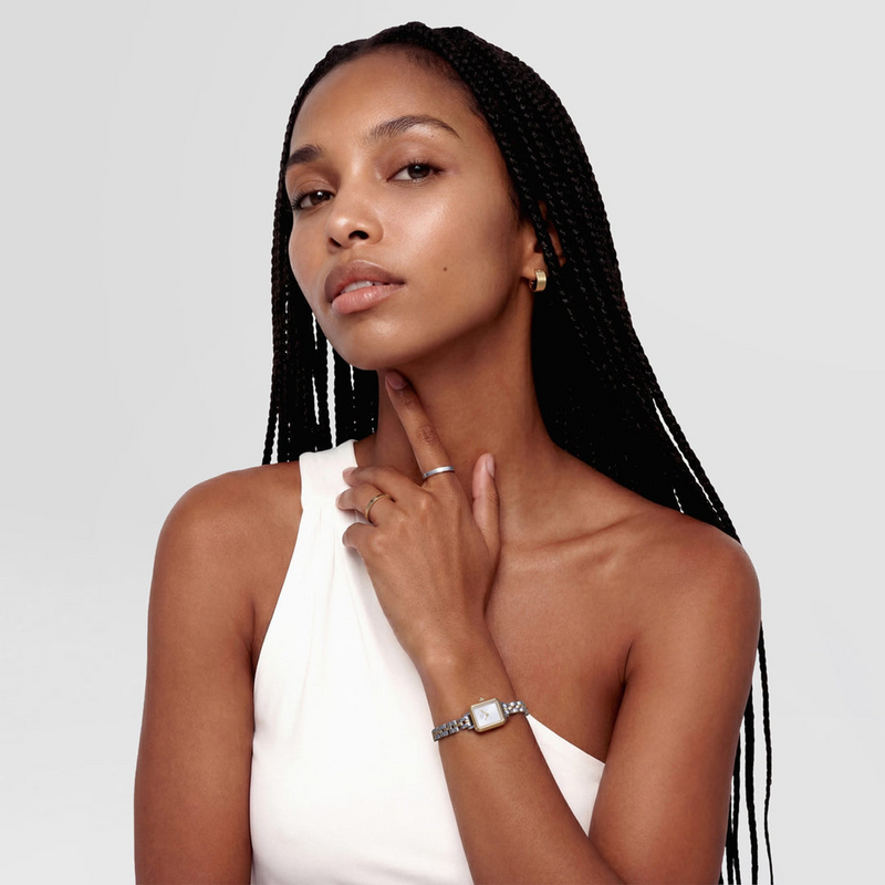 Daniel Wellington Quadro Mini Arch 3-Link Bicolor Damen Uhr DW00100925-zoom-