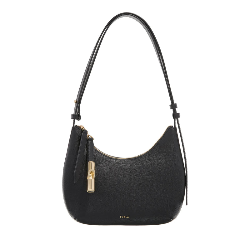 Furla Goccia Black Leather Shoulder bag 2001-A0478291-zoom-
