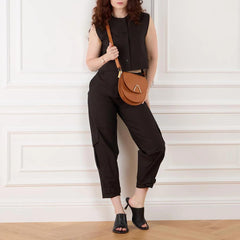 Coccinelle Cognac Leather Crossbody Bag E1QKF150101390