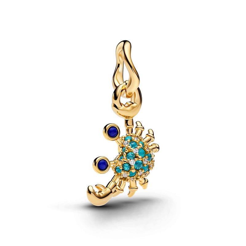 Pandora Moments Vergoldeter Krabben Charm-Anhänger 764684C01-zoom-