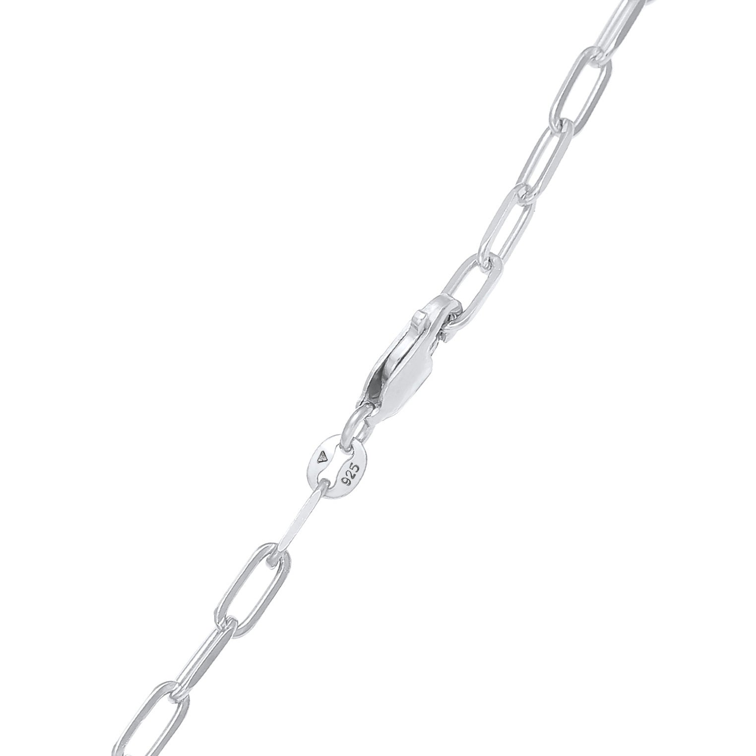 Elli 925 Sterling Silver Link Chain Necklace 2004-BF-0008178-001
