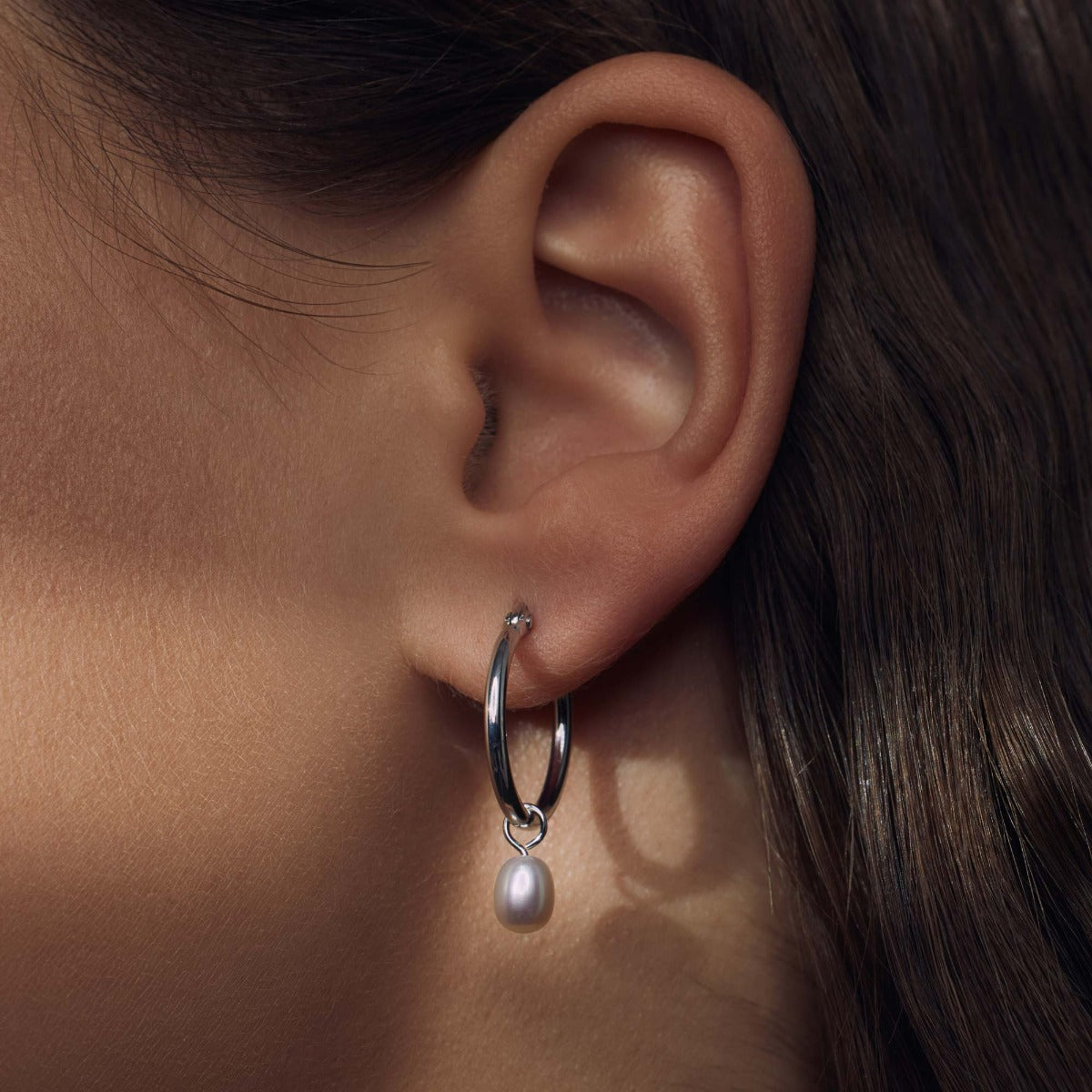 Parte Di Me Brioso Cortona Ambra 925 Sterling Silver Creoles PDM36169