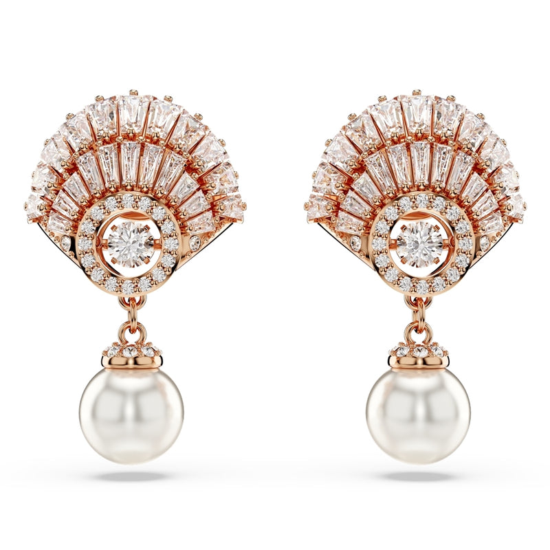 Swarovski Idyllia Rosé Goldfarbene Ohrknöpfe 5689196-zoom-