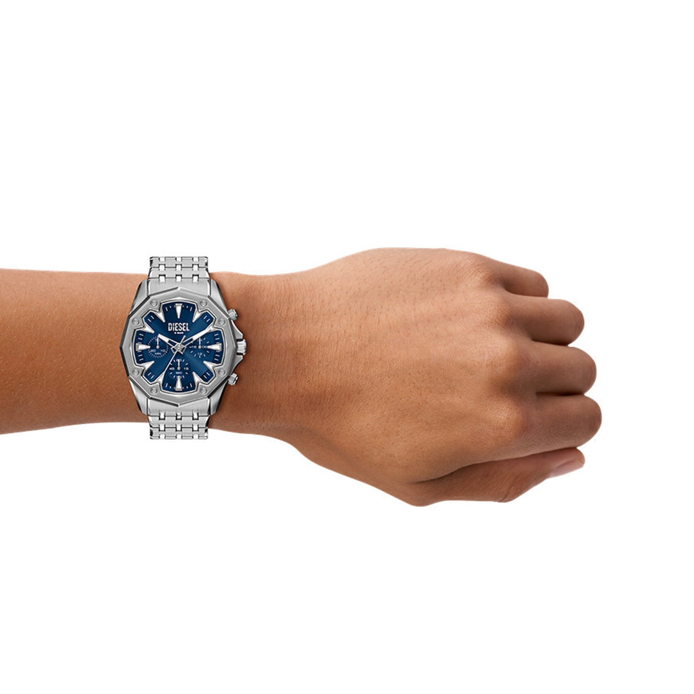 Diesel Stinger Round Blue Dial Watch DZ4706