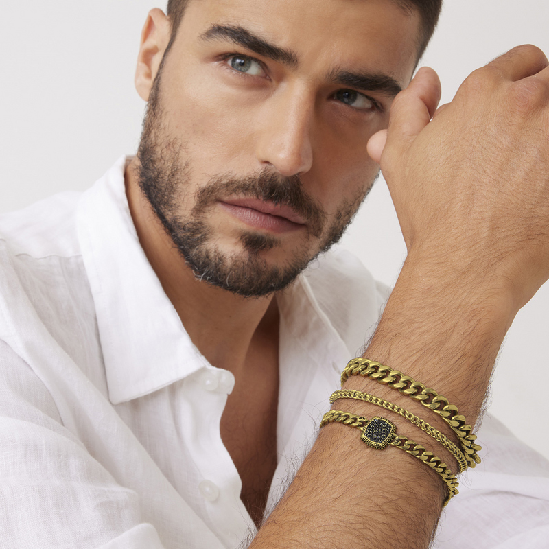 Guess Urban Code Gold-coloured Bracelet With Crystal JUMB06010JWYGS-zoom-