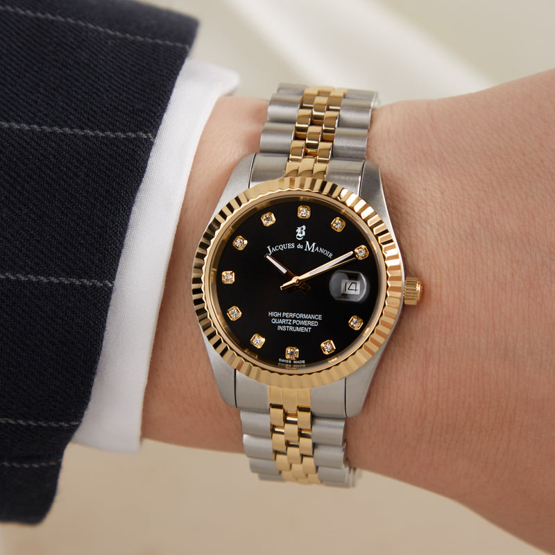 Jacques du Manoir Inspiration damen Uhr Gold/Silber JWL01207-zoom-