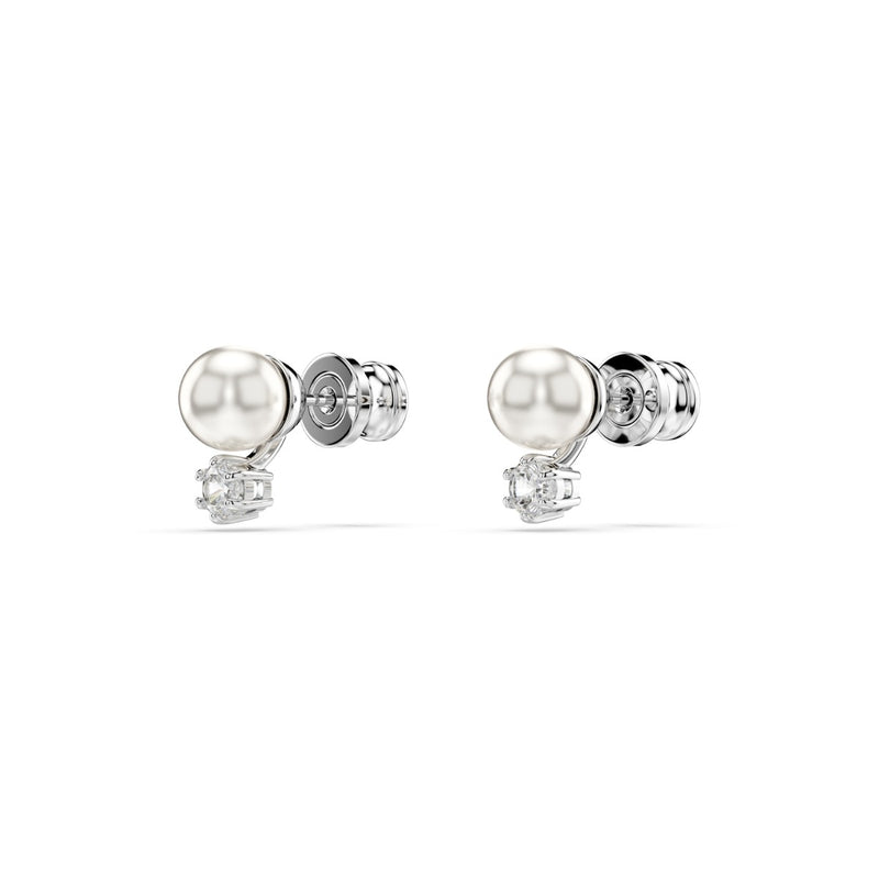Swarovski Matrix Silver Coloured Ear Studs 5694225-zoom-