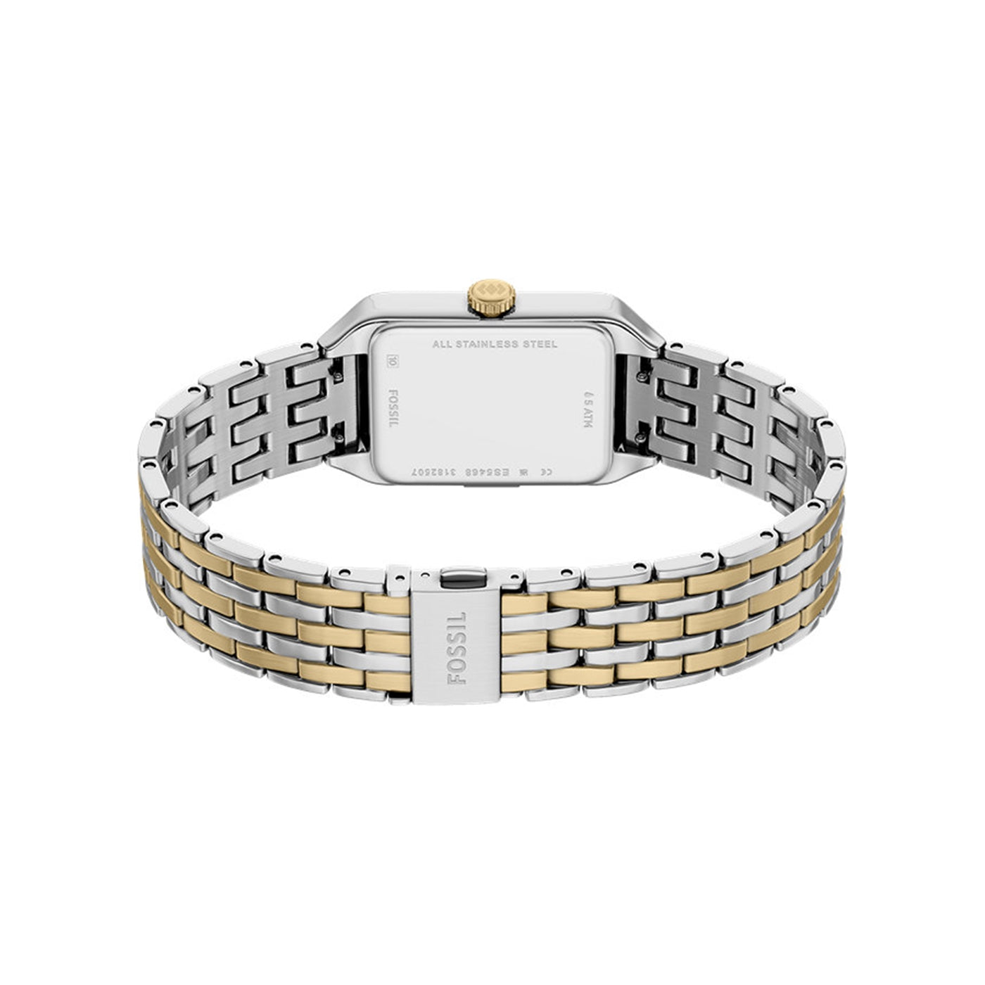 Fossil Raquel Mini Rectangular White Dial Watch ES5468