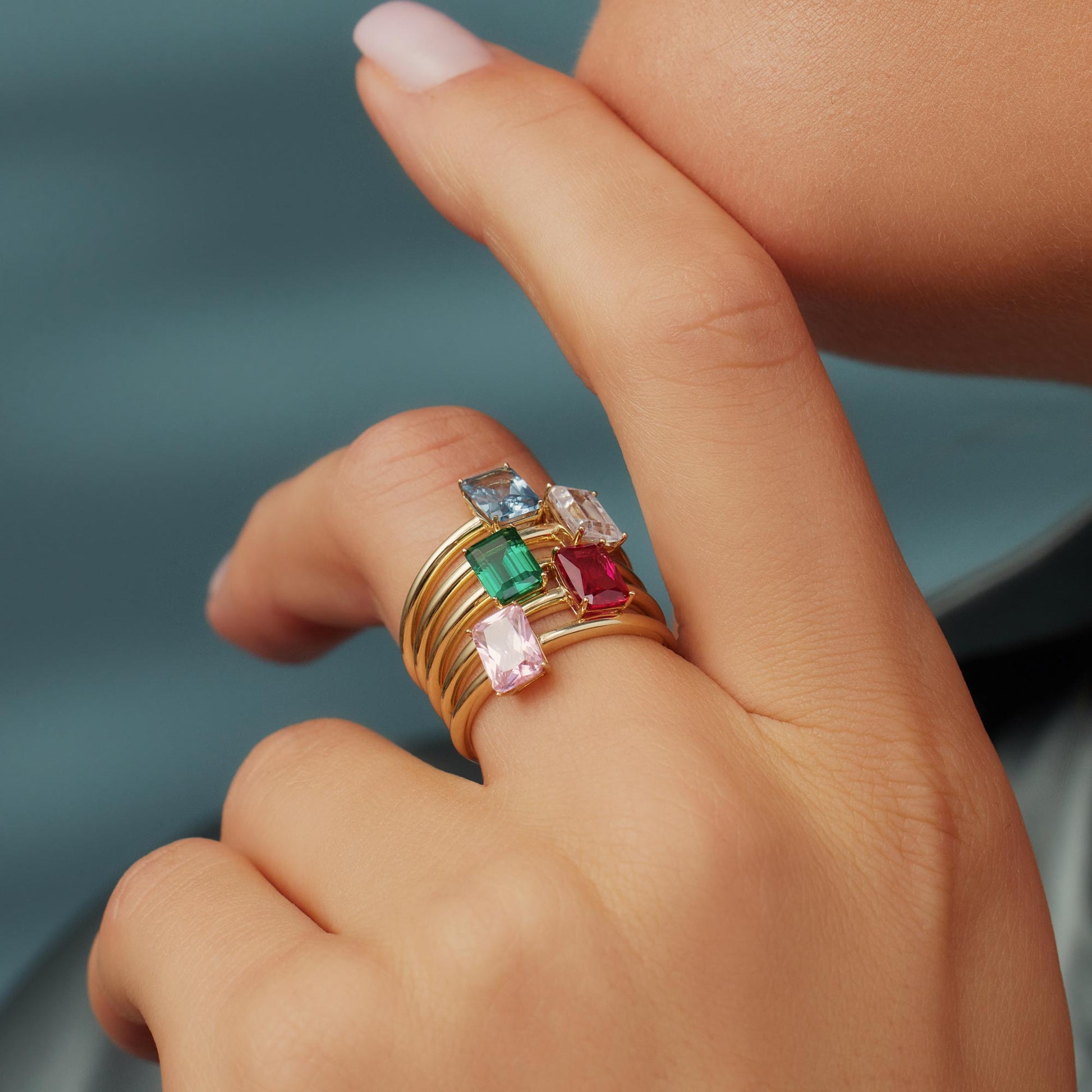 Beloro Jewels La Milano Colori Byanca 9 Karaat Ring BO330007-58