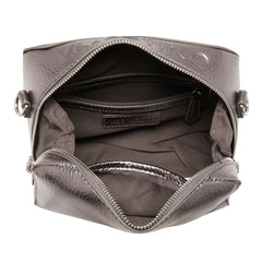 Valentino Bags Pattie Purple Crossbody Bag VBS52901METCANNA