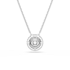 Swarovski Sublima Glam Silver-Tone Necklace 5738246