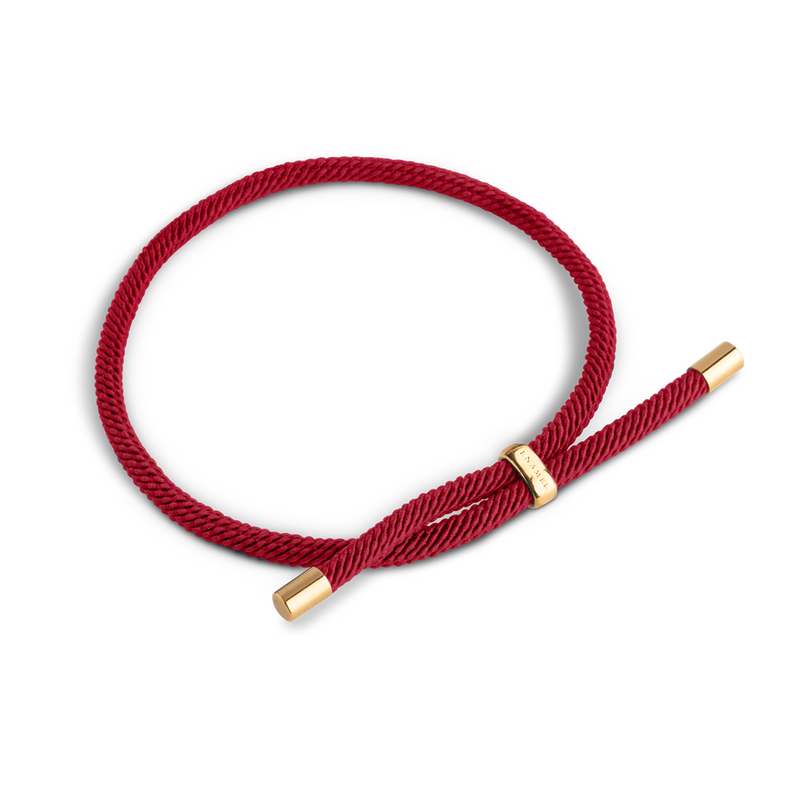 ENAMEL Copenhagen Color Cord Bordeaux Bracelet B145G-BX-zoom-