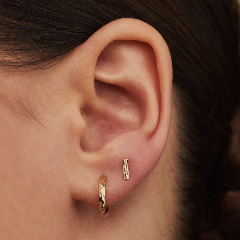 Isabel Bernard Rivoli Laura 14 Karat | Gold Ohrstecker IB360149-zoom-