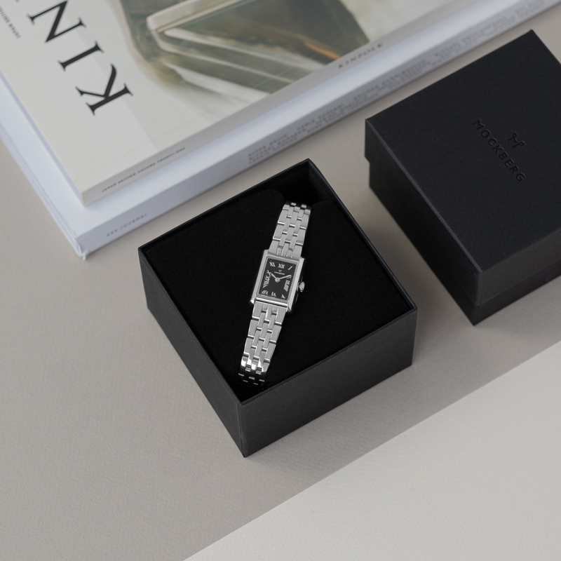 Mockberg Timeless Silver Noir Watch MO244-zoom-