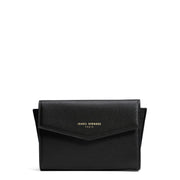 Isabel Bernard Honoré Lina Schwarze Clutch Mit Abnehmbarer Schulterkette IB21135-001