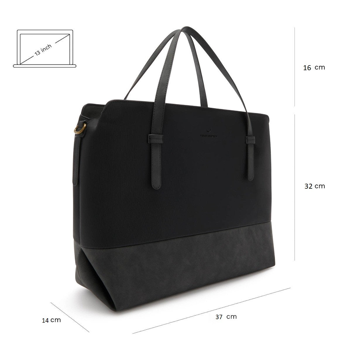 Violet Hamden Essential Bag Black Shoulder bag VH25034