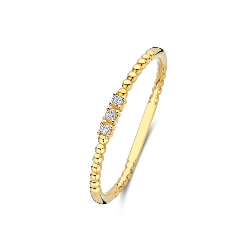 Beloro Jewels Monte Napoleone Mauve 9 Karat Gold Ring mit Zirkonia-Steinen BO330056-60-zoom-