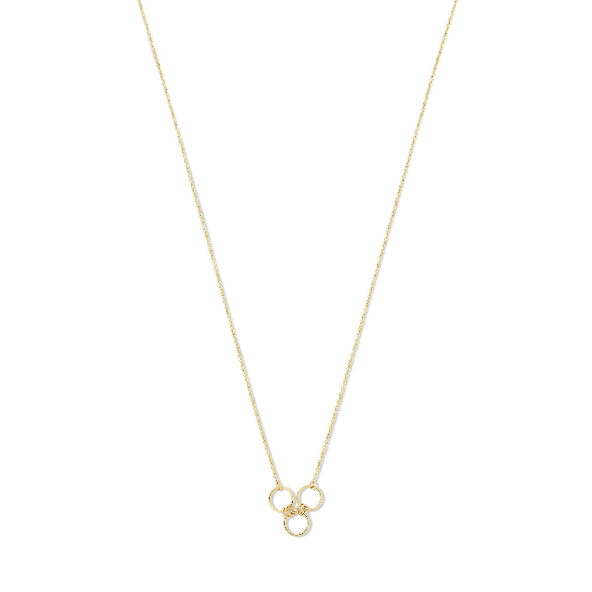 Isabel Bernard 14 Carat Golden Belleville Anna Necklace IB340047 (Length 40.00-45.00 cm)