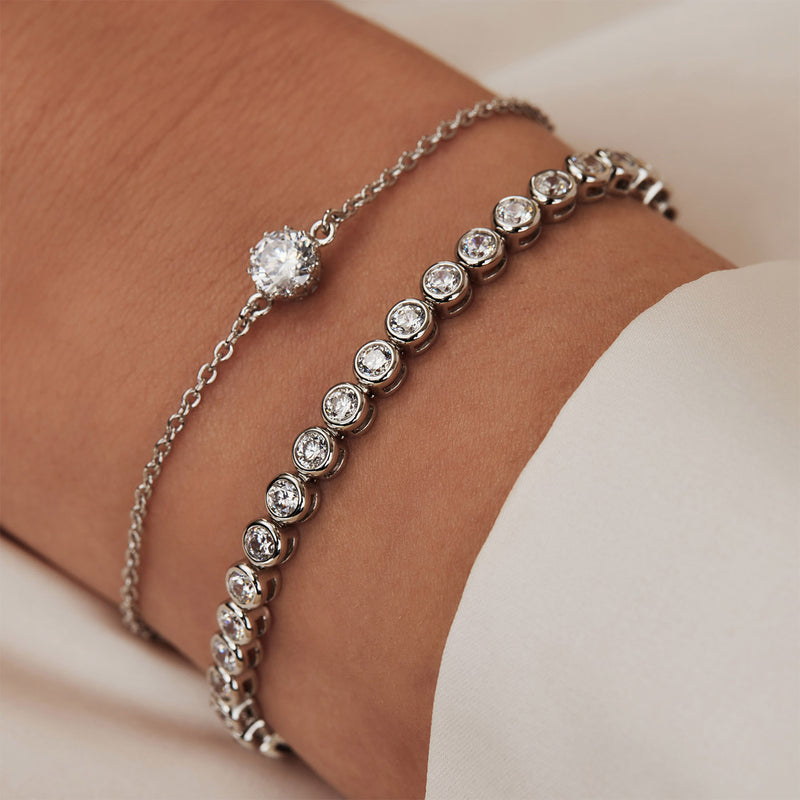 Parte Di Me Cento Luci Rosia 925 Sterling Zilveren Armband PDM32025-zoom-