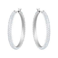 Swarovski Silver Hoop Earrings 5389432